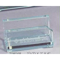 Jade Glass Business Card Holder